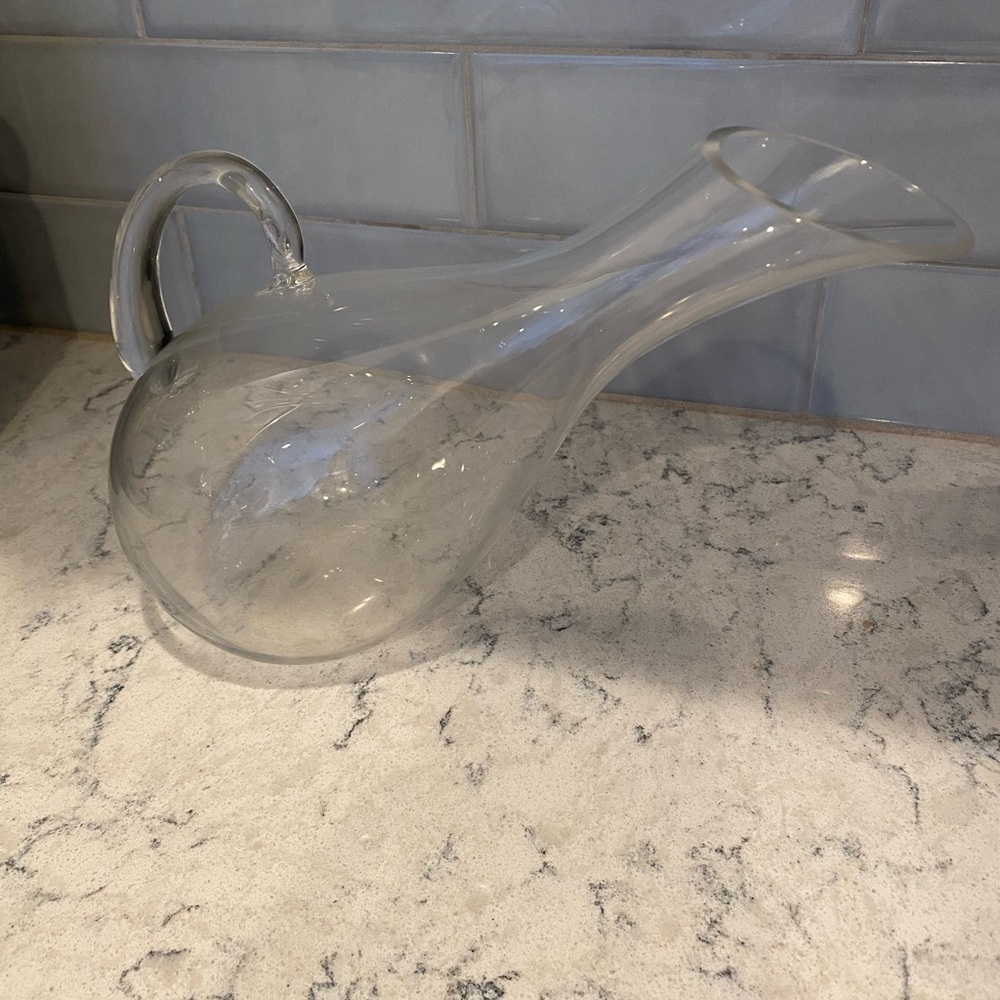 Gorham That’s Entertainment Mini Duck Clear Glass Wine Decanter Barware